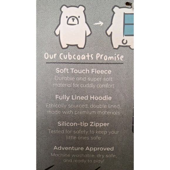 Cubcoats Cozi Bori The Bear 2 & 1 hoodie & bear SZ 3 Transforming Plushie NWT - Picture 7 of 9